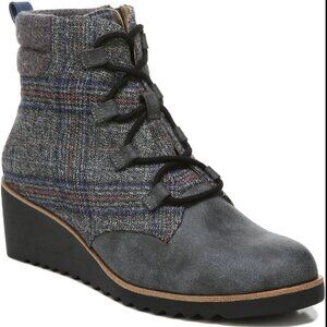 LifeStride Zone Lace Up Wedge Bootie
